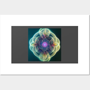 Sacred Geometry Flower Posters and Art